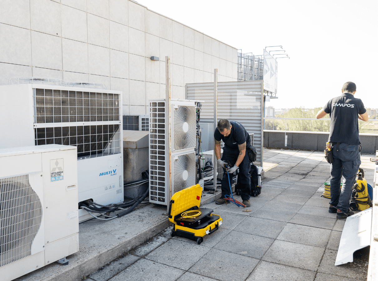 mantenimiento de sistemas de climatización en oficinas